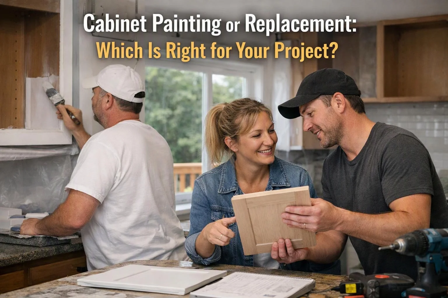 Cabinet Painting or Replacement: Which Is Right for Your Project?