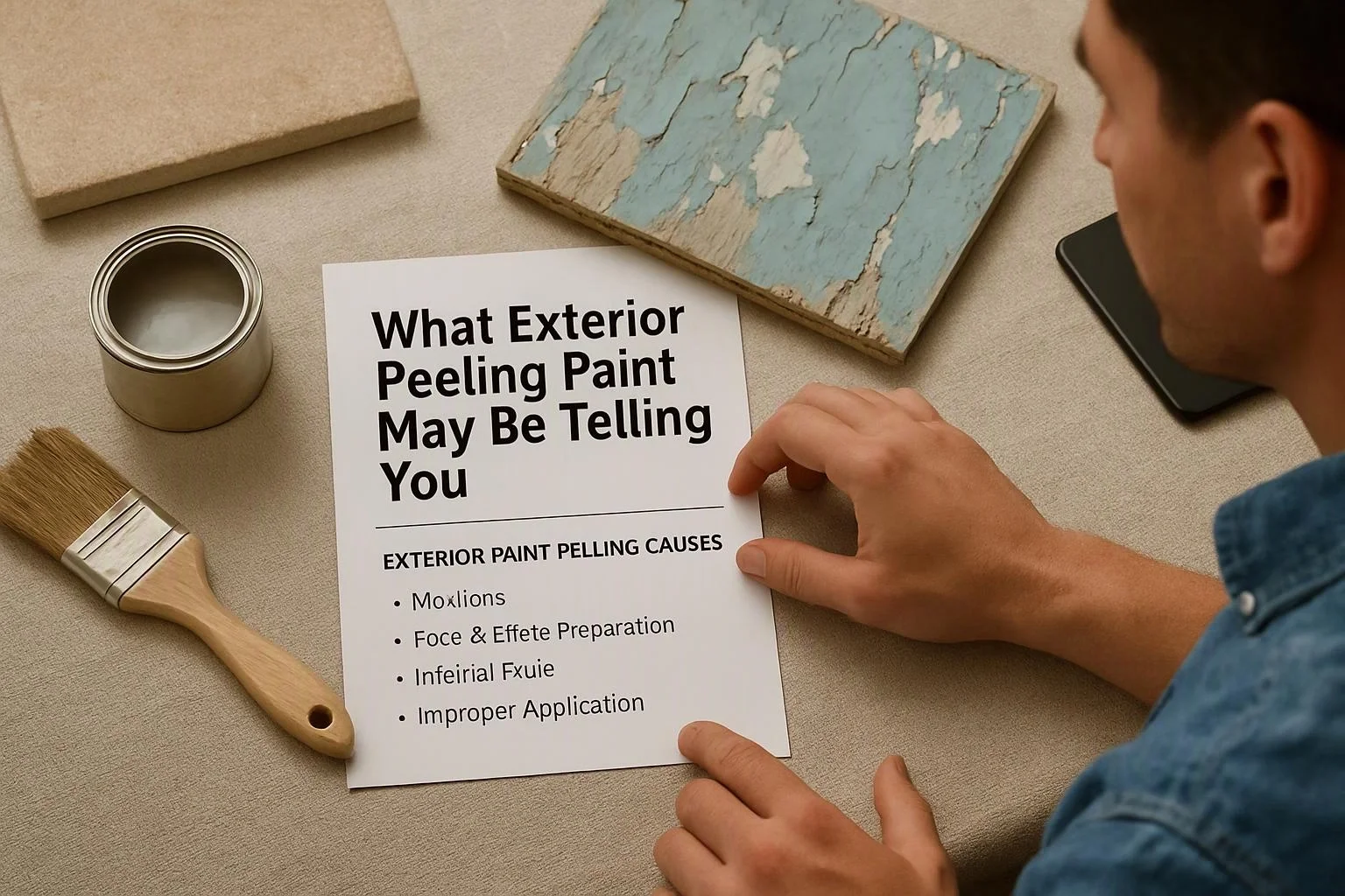 What Exterior Peeling Paint May Be Telling You
