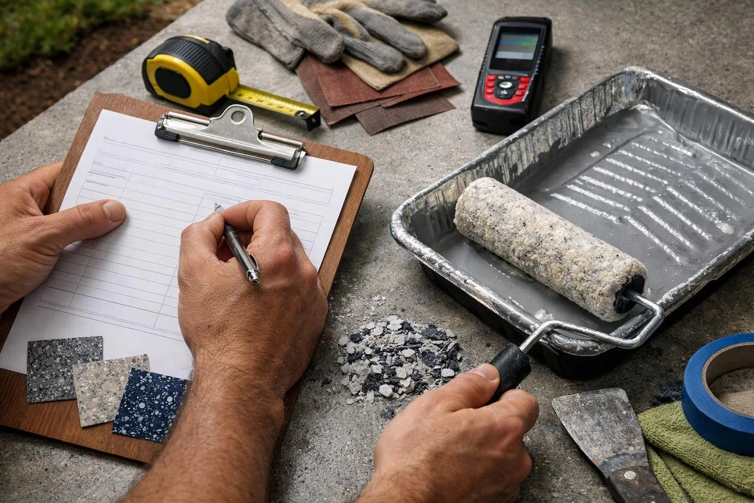 Garage Floor Coating: Estimate, Preparation, and Application
