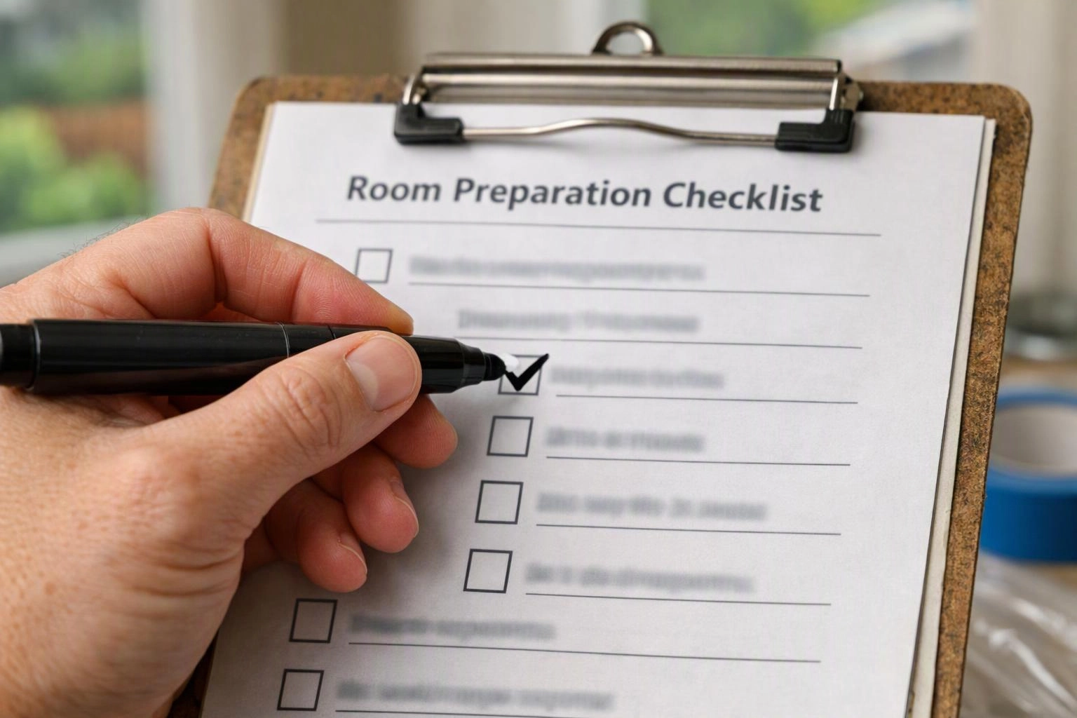 A Room-by-Room Checklist for Preparing Your Home for Interior Painting