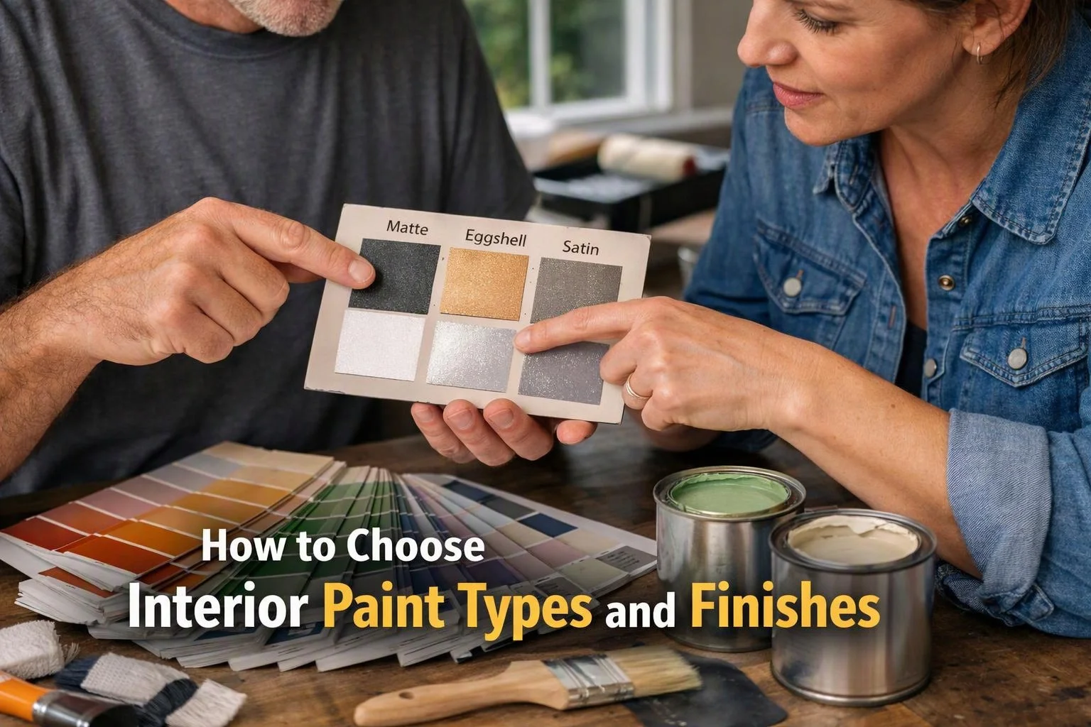 How to Choose Interior Paint Types and Finishes